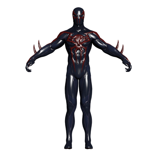 Spider man 2099 suit 3D model