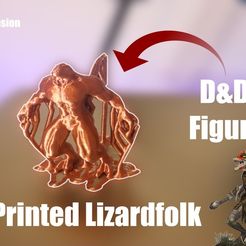 LizardoForCopertina.jpg Free STL file Lizardo The Lizardfolk - D&D 5e - Lizard - Ranger - Miniature・3D printable design to download, d4thdimension