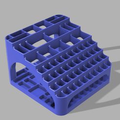 Free STL file VERSATILE 100-SLOT PENCIL & TOOL HOLDER・3D print design ...