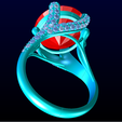 Nhan-nu-da-mau-N4339-03.png Gemstone ring - Oval stone ring - Diamond ring - N4339
