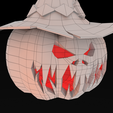 Pumpkin02_Wire_1920x1080_0013.png Halloween Pumpkin Low-poly 3D model