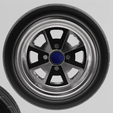 3.png Porsche 914 wheel and tire for 1/24 scale auto