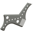 shaving-combs-02 v17-a-05.png STL file New Arrivals Men Beard Shaping Styling Template Comb Men's Beards Combs Beauty Tool for Hair Beard Trim Templates sc-02A 3d print cnc・3D printing design to download