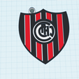 Chacarita.png Club Atlético Chacarita Juniors Key Ring
