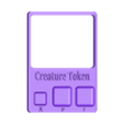 Token Overlay without X Counters.stl MTG Creature Token Overlay