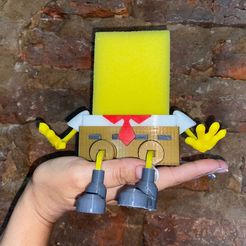 Imagen-1.jpeg STL-Datei SpongeBob SpongeBob SpongeBob SpongeBob SpongeBob Halterung・3D-druckbares Modell zum Herunterladen