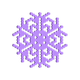 other-hex7.stl Cellular automaton BlocksCAD snowflake generator