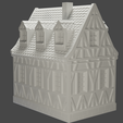 house3.png medieval frame house - decoration - tabletop/wargaming terrain