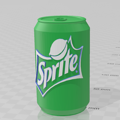 lata-sprite.png Archivo STL lata sprite (deco)・Diseño imprimible en 3D para descargar