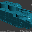 T-39-project-8-front.png T-39 Soviet experimental superheavy tank 1:100