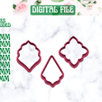Add-a-heading-92.png Set of 3 Shapes For Polymer Clay Cutters Earring Sizes