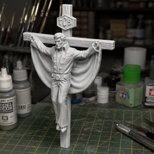 Elvis Crucifixion 3D model