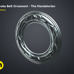 Belt_Ornament-0.png Fichier 3D Ornement de ceinture Ahsoka - Les Mandaloriens・Design imprimable en 3D à télécharger