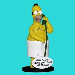 Homero-Render6.jpg STL file Homer Simpson - The Simpsons・3D printable model to download, maekaiten