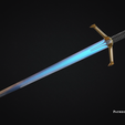Medieval-Obi-Wan-Sword-1.png Bartok Medieval Obi-Wan Ep 3 Lightsaber Sword - 3D Print Files