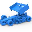 50.jpg Diecast Supermodified front engine Winged race car V2 Scale 1:25