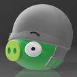 ALEXA_ECHO_DOT_5_ANGRY_BIRDS_PIG_HELMET.jpg Suporte Alexa Echo Dot 4a e 5a Geração Angry Birds Pig Helmet