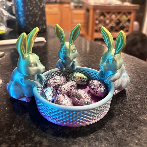 easter bunny basket png