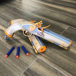 il_1588xN.2735748475_nsmu.jpg Fichier 3D Blaster nerf à silex (V.1-3)・Modèle à télécharger et à imprimer en 3D