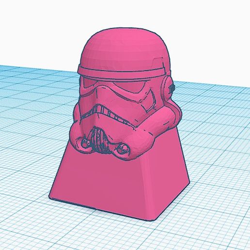 Stormtrooper Keycap 3D model