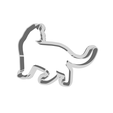 model.png cookie cutter Cat, silhouette stock illustration Domestic Cat, In Silhouette, Cut Out, Profile View, Vector