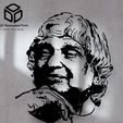 4.jpeg APJ Abdul Kalam: 3D Printed Wall Art of India's Renowned Leader