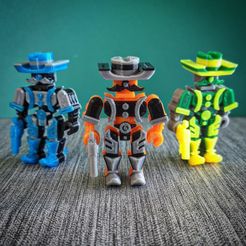 BILLY-the-Bot-Gang.jpg Fichier STL BILLY the Bot --> Imprimer sur place / PAS DE SOUTIEN・Idée pour impression 3D à télécharger