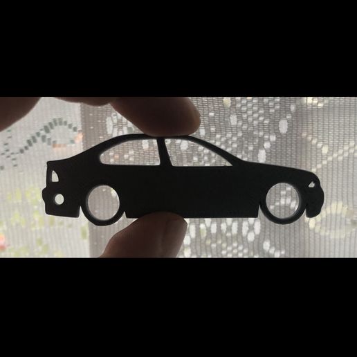 keychain BMW e46 low sedan 3D model