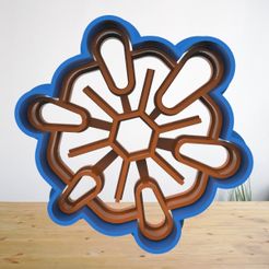 Trapiche - Full.jpg Fichier STL Trapiche Cookie Cutter - Coupe-pâtes Trapiche Cookie Cutter・Plan pour imprimante 3D à télécharger