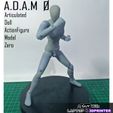 A.D.A.M Ue Articulated Dall ActionFigure Model Zero — Nea LAPTOP & 3DPRINTER A.D.A.M 0 (Articulated Doll Actionfigure Model 0) - Resin 3D Printed