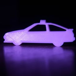 Takumi.jpg Fichier STL AE86 Trueno - Collier / Pendentif / Breloque・Modèle à télécharger et à imprimer en 3D
