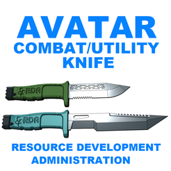 Title.png 3D file Avatar Combat Knife・3D print design to download