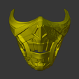 DAM2.png Mortal Kombat Movie 2021 Scorpion Mask - STL File. 2 versions.