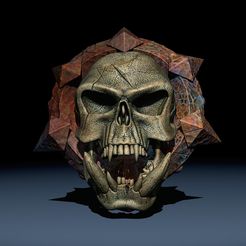 sdffds.jpg OBJ file Orc ornament・Model to download and 3D print