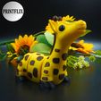 d.jpg GIRAFFA PICCOLISSIMA E CARINA IN LAMIERA FLESSIBILE