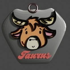tauro.jpg SIGNO TAURUS - COLLAR - LLAVERO