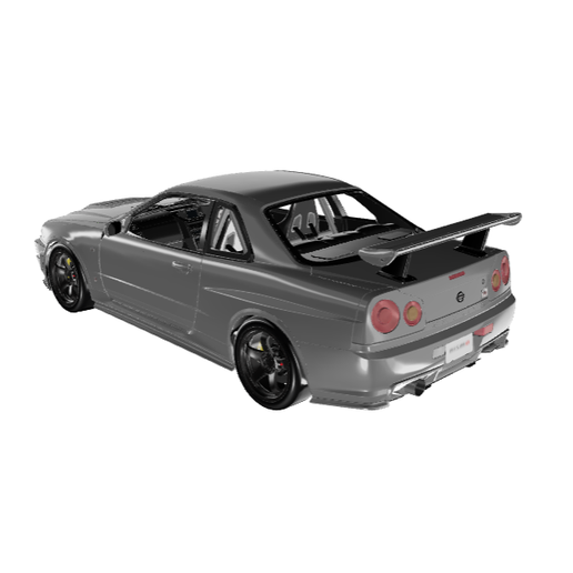 STL file R34 GTR 🚗 ・3D printable model to download・Cults