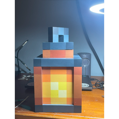 featured_preview_2d575e81-9fe9-4c8b-910e-eea36bce776a.png 3D file minecraft lamp・3D printer model to download