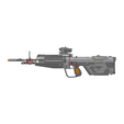 8.png M392 Assault Rifle - Halo - Printable 3d model - STL + CAD bundle - Commercial Use