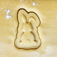Model-bunny-1-5.png Free STL file Easter Cookie mold. Cookie Cutter Pack duo・3D printing template to download