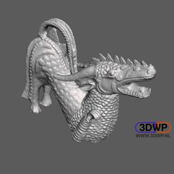 DragonScan2.JPG Free STL file Dragon Sculpture 3D Scan・3D printable model to download