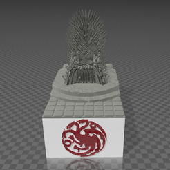 tro1.png STL-Datei Game of thrones kleenex spender herunterladen • Modell für 3D-Drucker, johnnydip