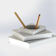 Book-Pen-Holder-5.jpg Book Pen Holder - Pen Holder for Bookshelf Decor 3D print model