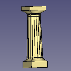 COLONNE-DORIC.png Free STL file doric column mold・Model to download and 3D print