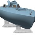 09.jpg Low Profile Stealth Semi Submersible Interceptor 1m RC Ready 3D Printable Model