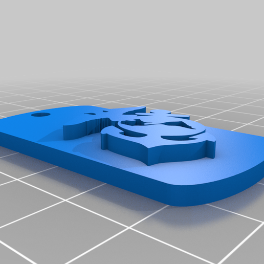 Military dog tags 3D model