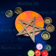 Wicca-9.jpg Wiccan pentagram tealight candleholder