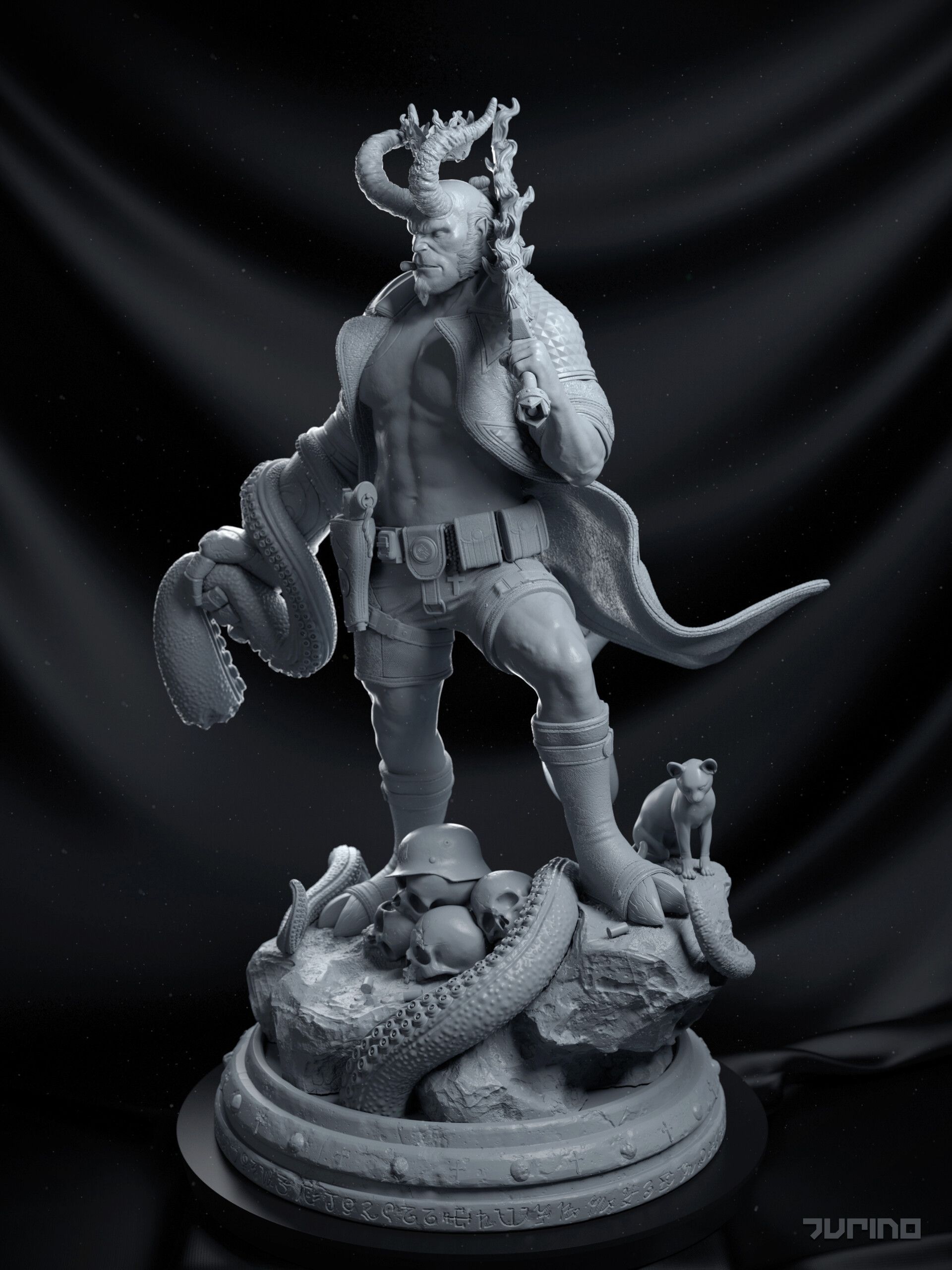 turino-3d-max-01.jpg 3D file Hellboy 3d Model BPRD Comics・3D printer design to download, carlos26