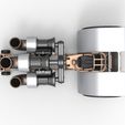 9.jpg Diecast Pulling tractor with 4 jet engines Version 2 Scale 1:25