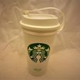 il_794xN.2248021703_8nku.jpg Plug for Starbucks Hot Cup, Flexible plug for the standard reusable Travel To go Starbucks Venti grande coffee cup, doubles as belt strap